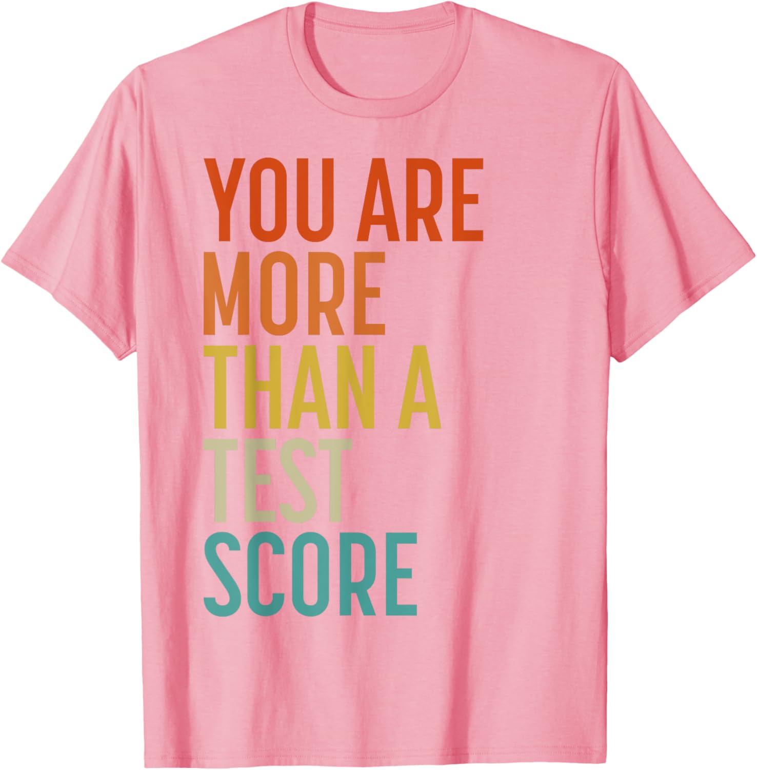 You Are More Than A Test Score Vintage Teacher Testing Day T-Shirt