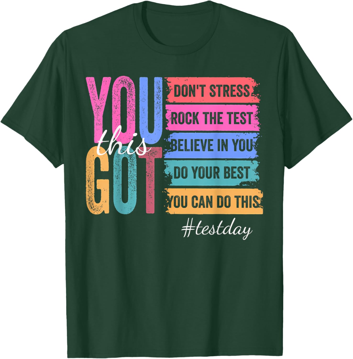 You Got This Don'T Stress Rock The Test Test Day T-Shirt