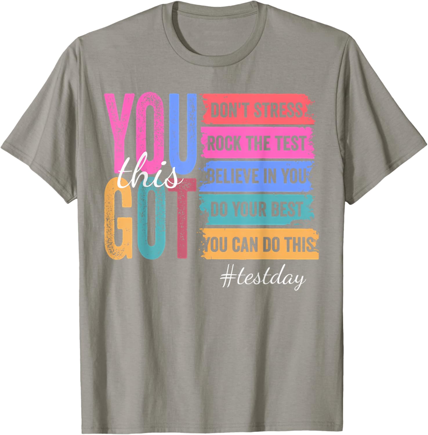 You Got This Don'T Stress Rock The Test Test Day T-Shirt