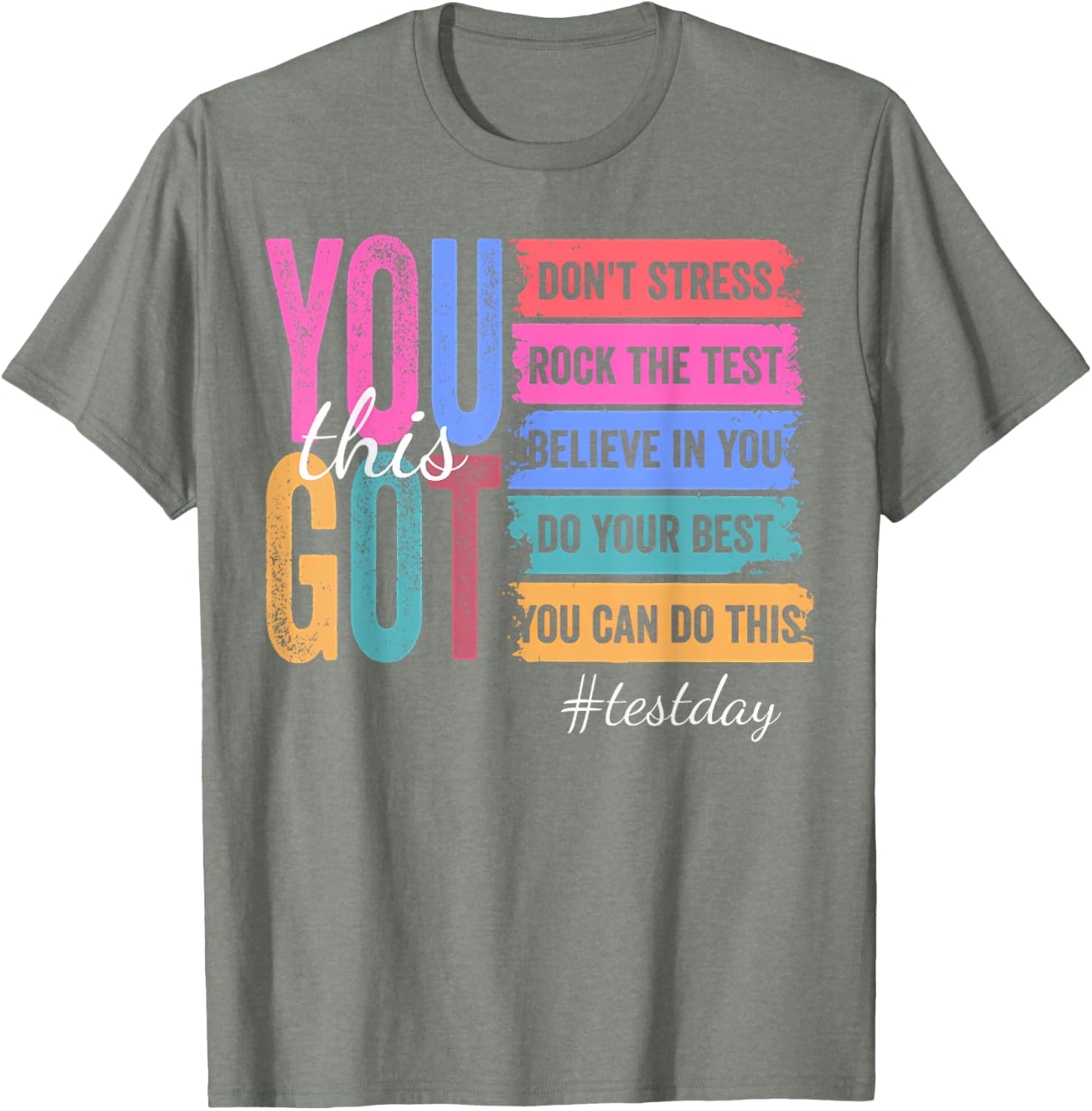 You Got This Don'T Stress Rock The Test Test Day T-Shirt