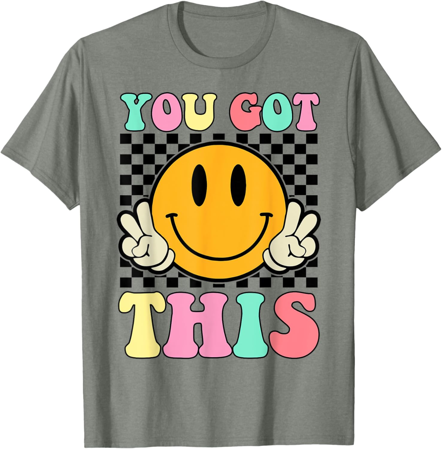 You Got This Retro Smile Motivational Testing Day Teacher T-Shirt
