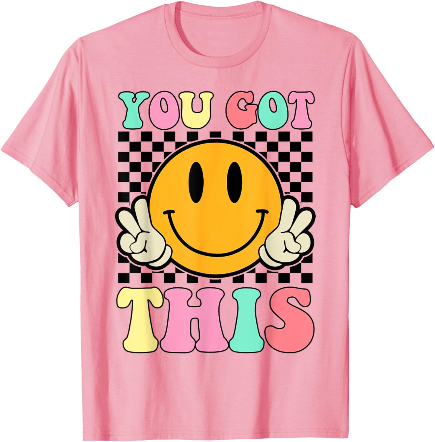 You Got This Retro Smile Motivational Testing Day Teacher T-Shirt
