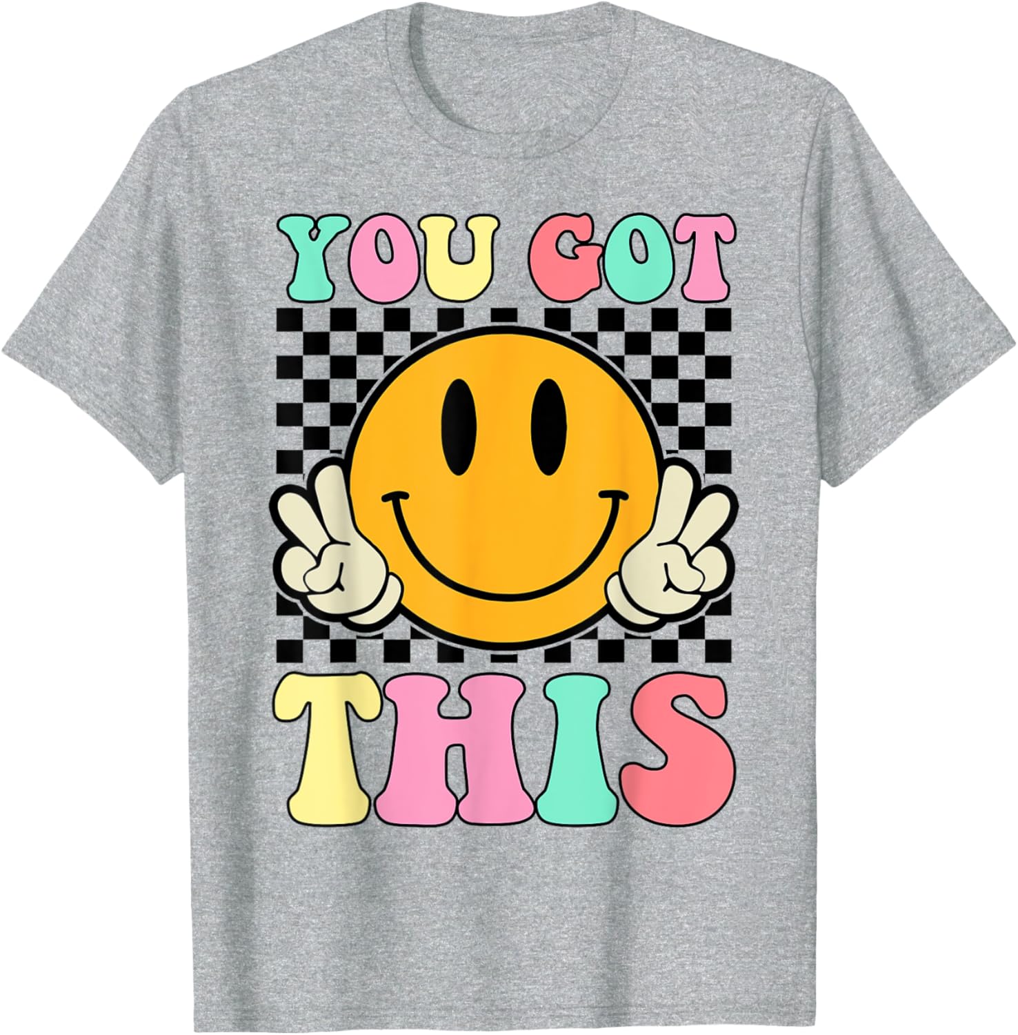 You Got This Retro Smile Motivational Testing Day Teacher T-Shirt