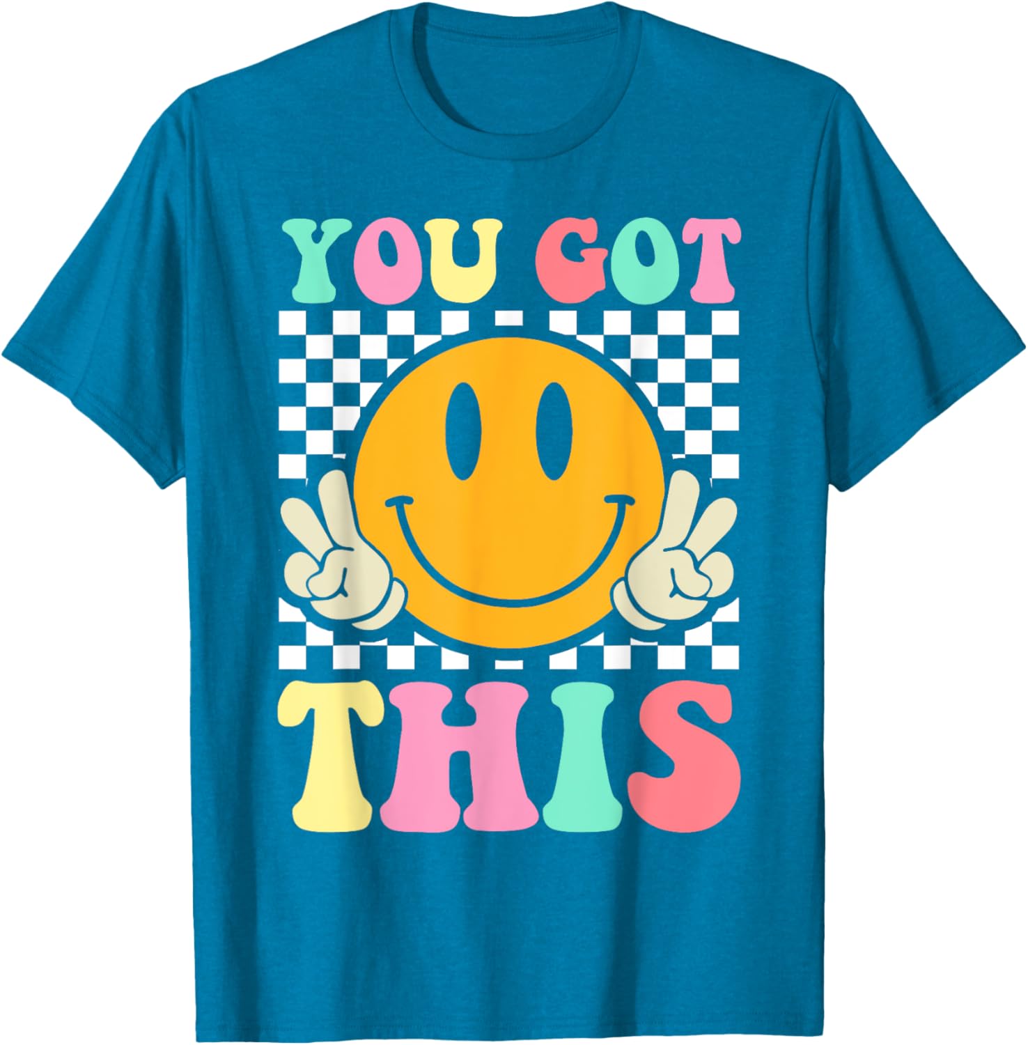 You Got This Retro Smile Motivational Testing Day Teacher T-Shirt