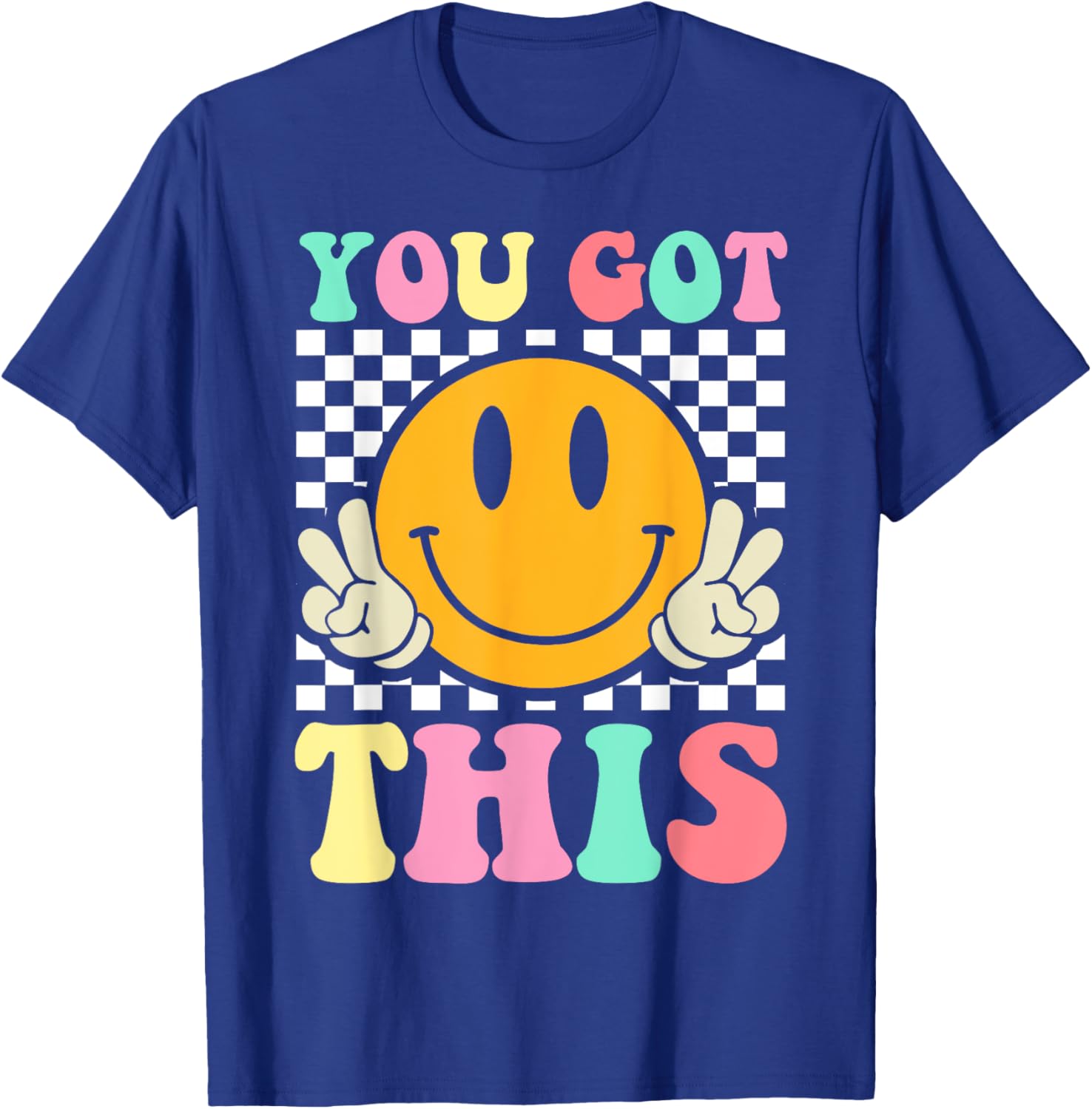 You Got This Retro Smile Motivational Testing Day Teacher T-Shirt