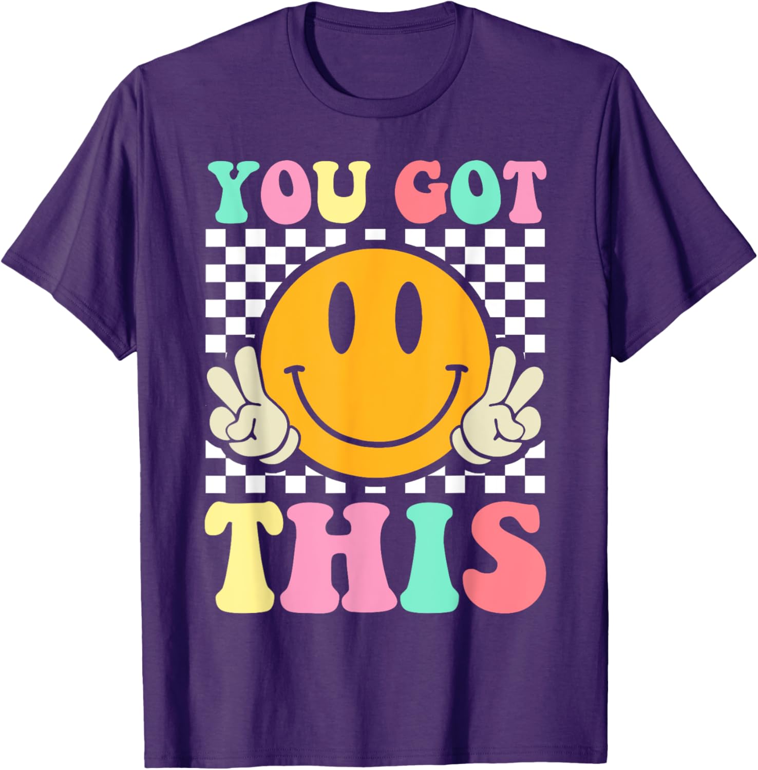 You Got This Retro Smile Motivational Testing Day Teacher T-Shirt