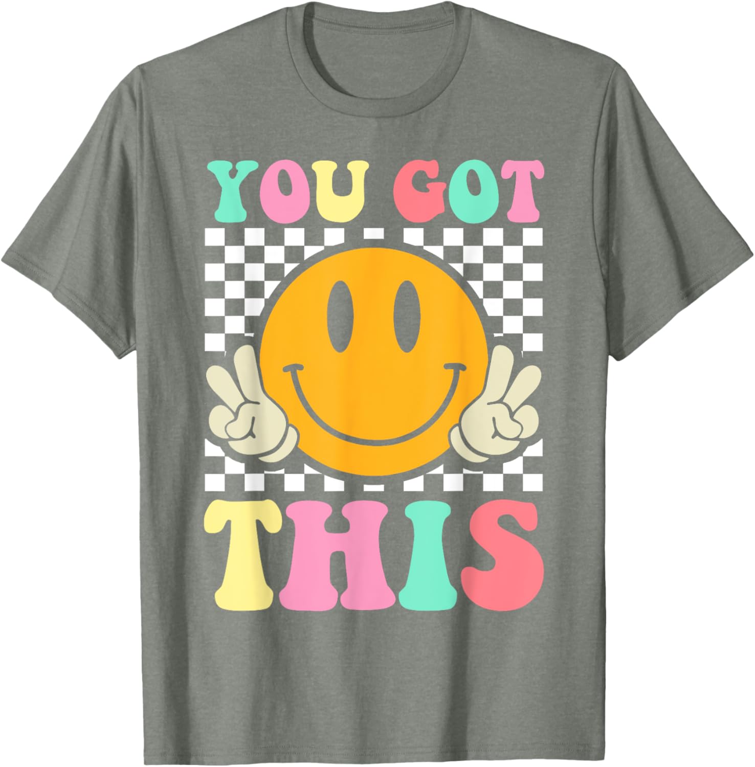 You Got This Retro Smile Motivational Testing Day Teacher T-Shirt