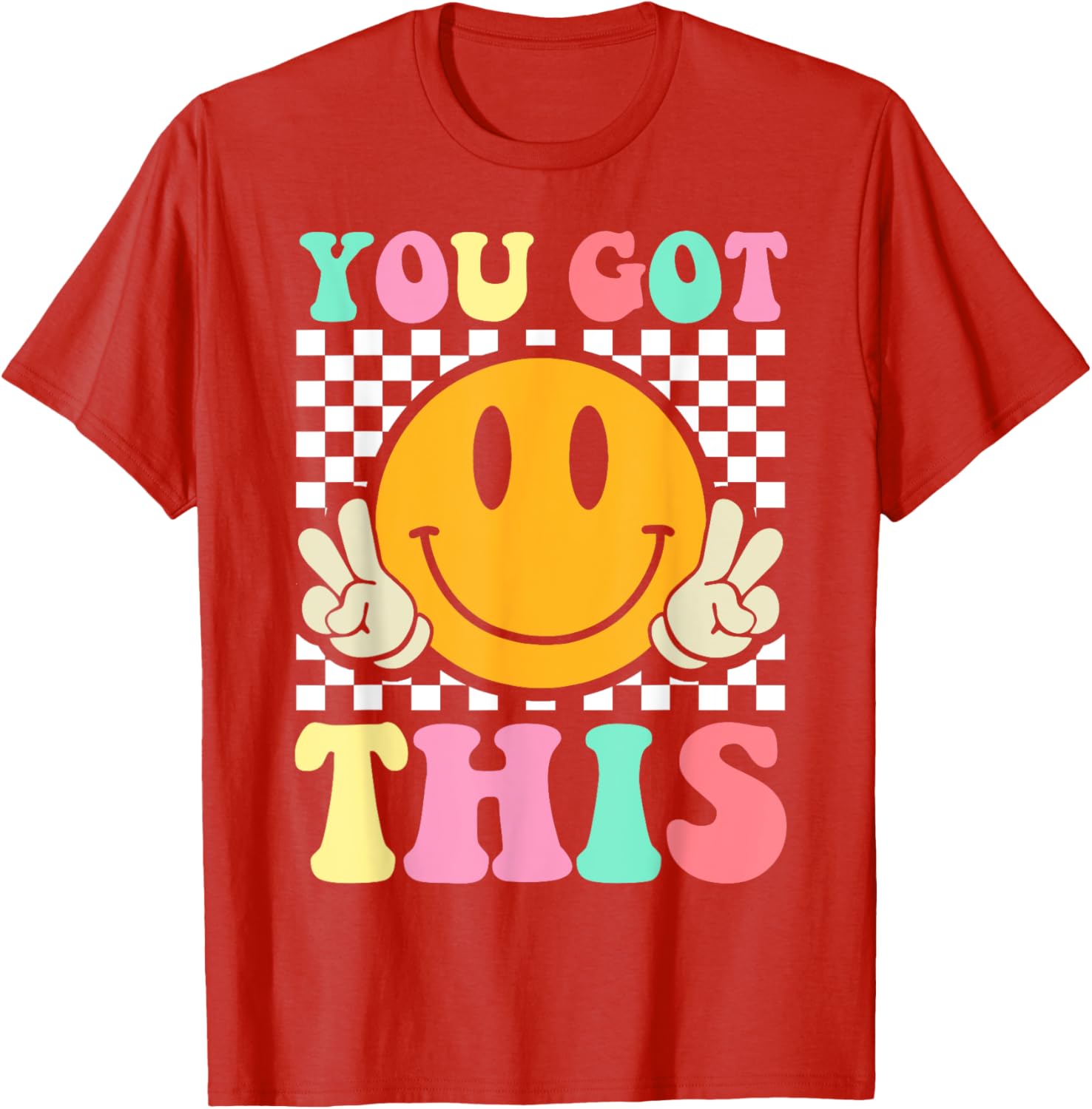 You Got This Retro Smile Motivational Testing Day Teacher T-Shirt