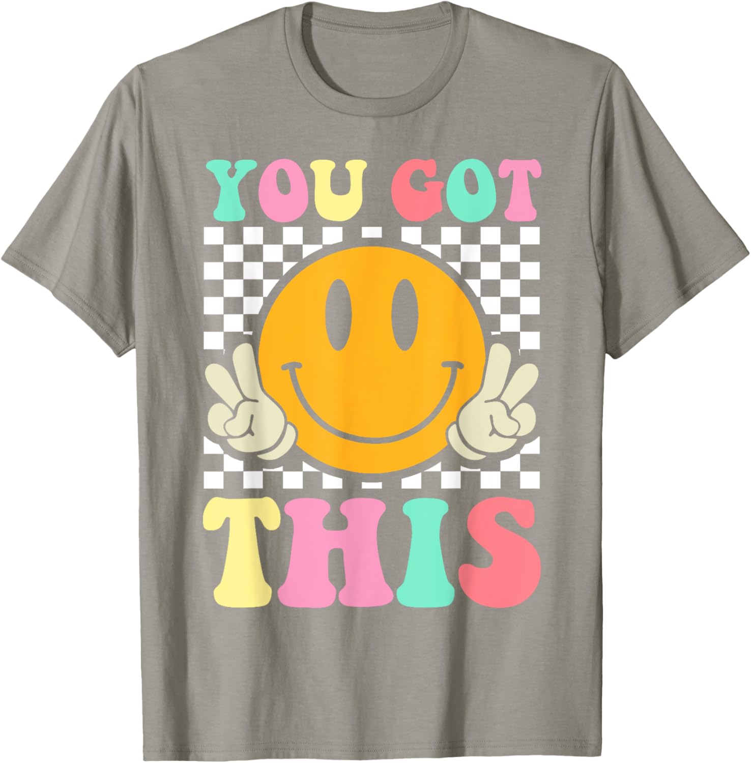 You Got This Retro Smile Motivational Testing Day Teacher T-Shirt