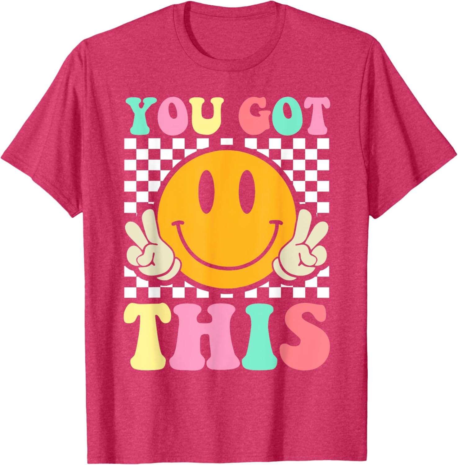 You Got This Retro Smile Motivational Testing Day Teacher T-Shirt