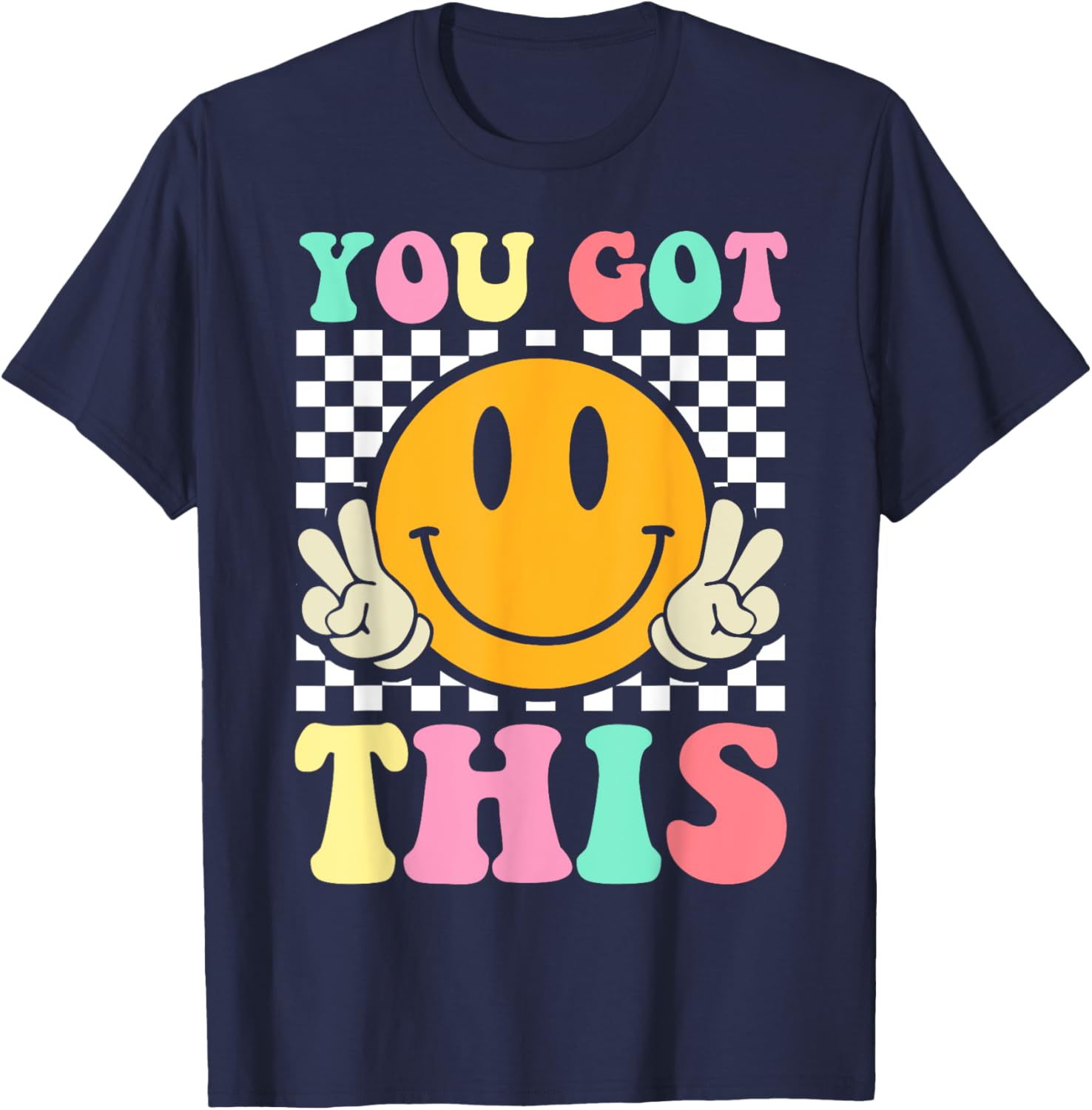 You Got This Retro Smile Motivational Testing Day Teacher T-Shirt