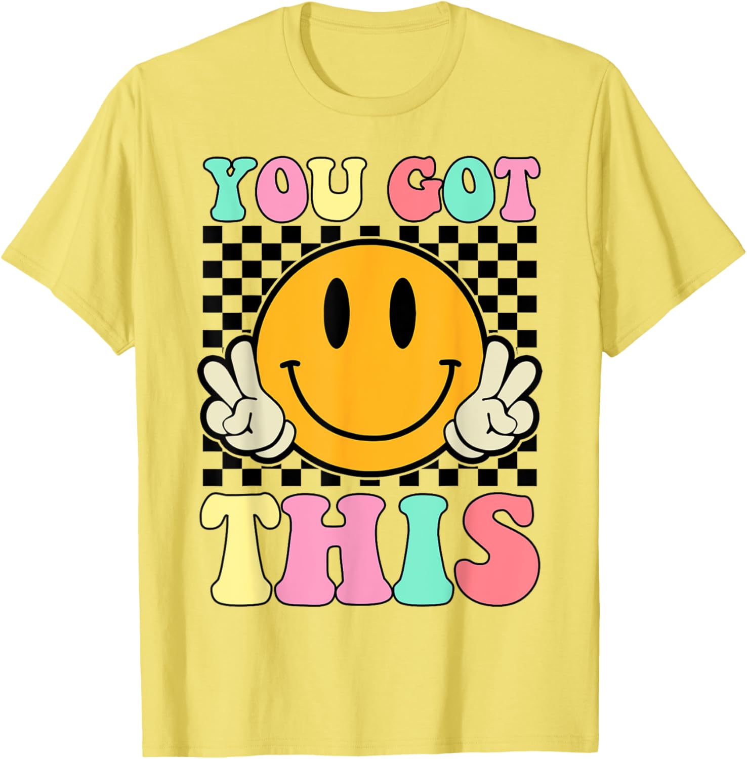 You Got This Retro Smile Motivational Testing Day Teacher T-Shirt