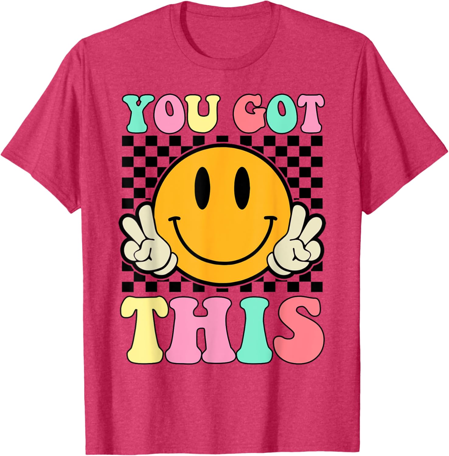 You Got This Retro Smile Motivational Testing Day Teacher T-Shirt