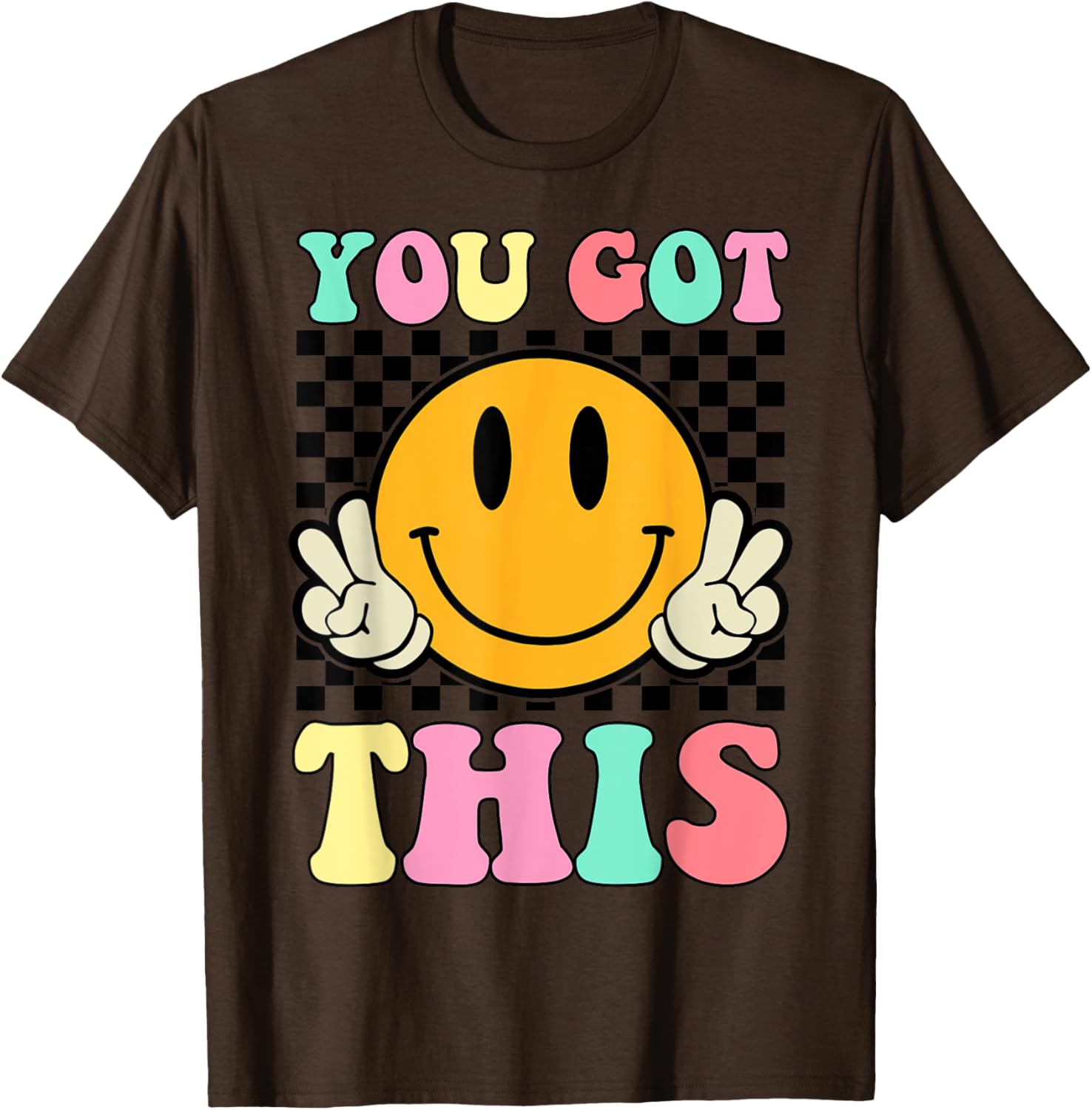 You Got This Retro Smile Motivational Testing Day Teacher T-Shirt