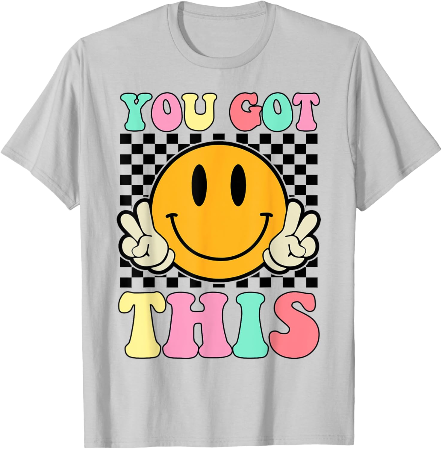 You Got This Retro Smile Motivational Testing Day Teacher T-Shirt