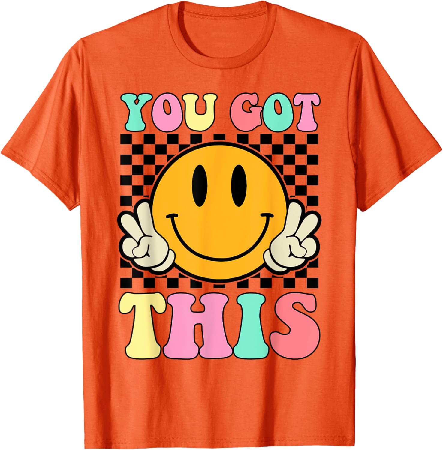 You Got This Retro Smile Motivational Testing Day Teacher T-Shirt