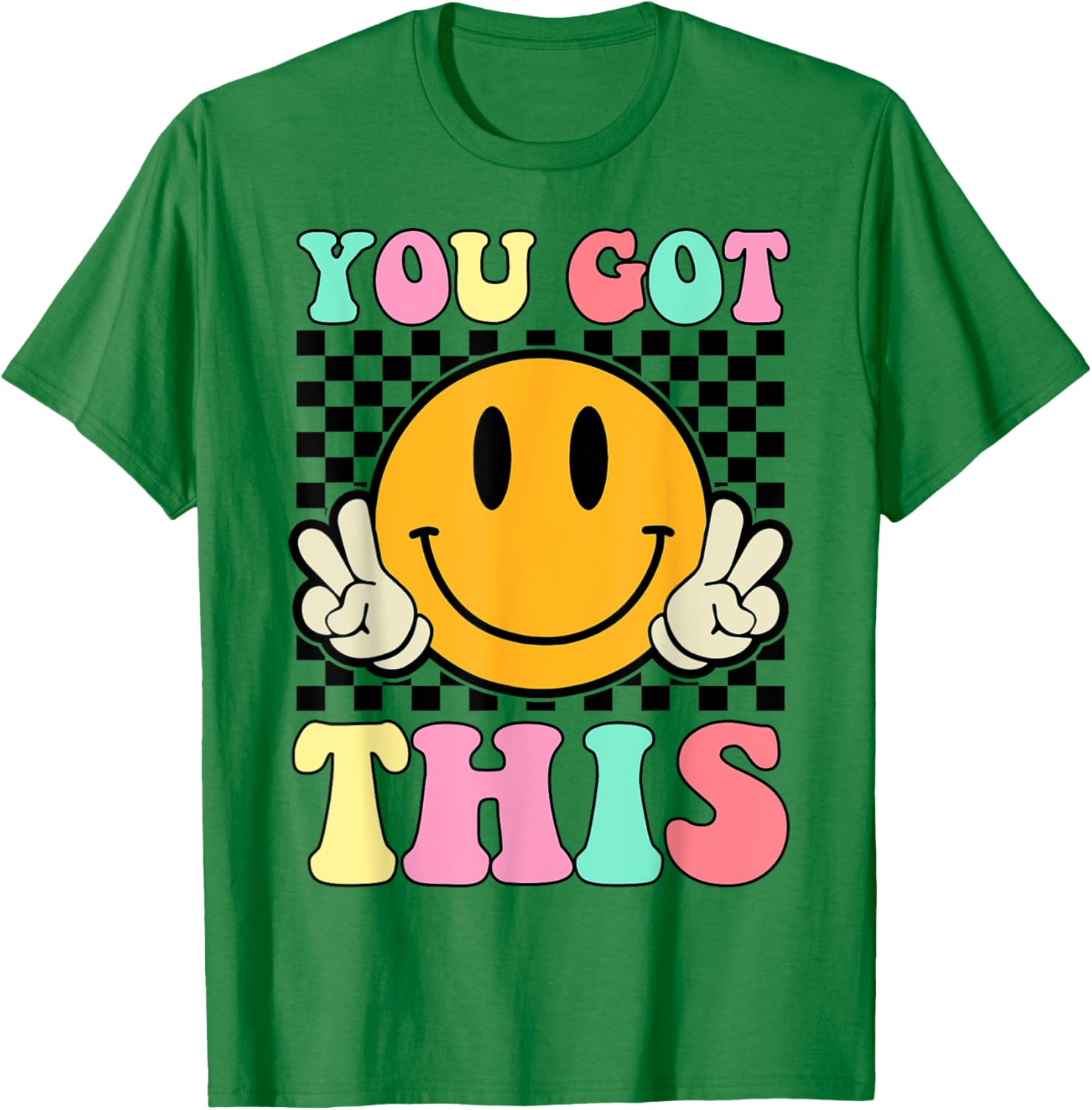 You Got This Retro Smile Motivational Testing Day Teacher T-Shirt