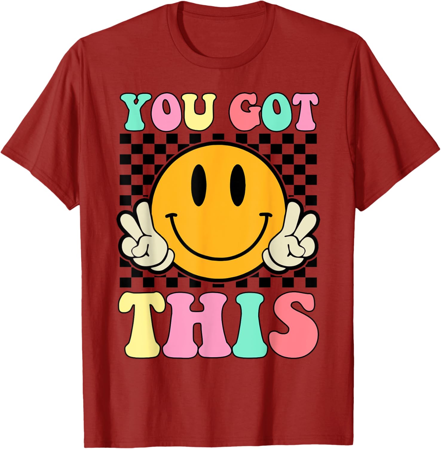 You Got This Retro Smile Motivational Testing Day Teacher T-Shirt