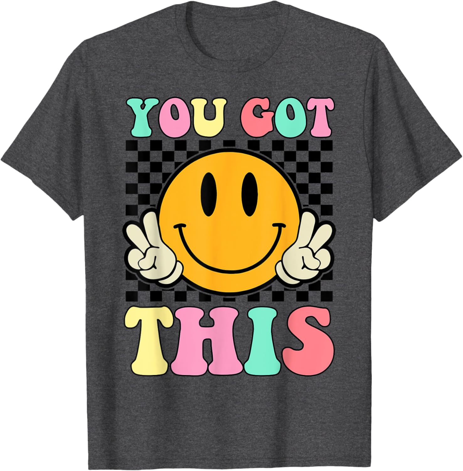 You Got This Retro Smile Motivational Testing Day Teacher T-Shirt
