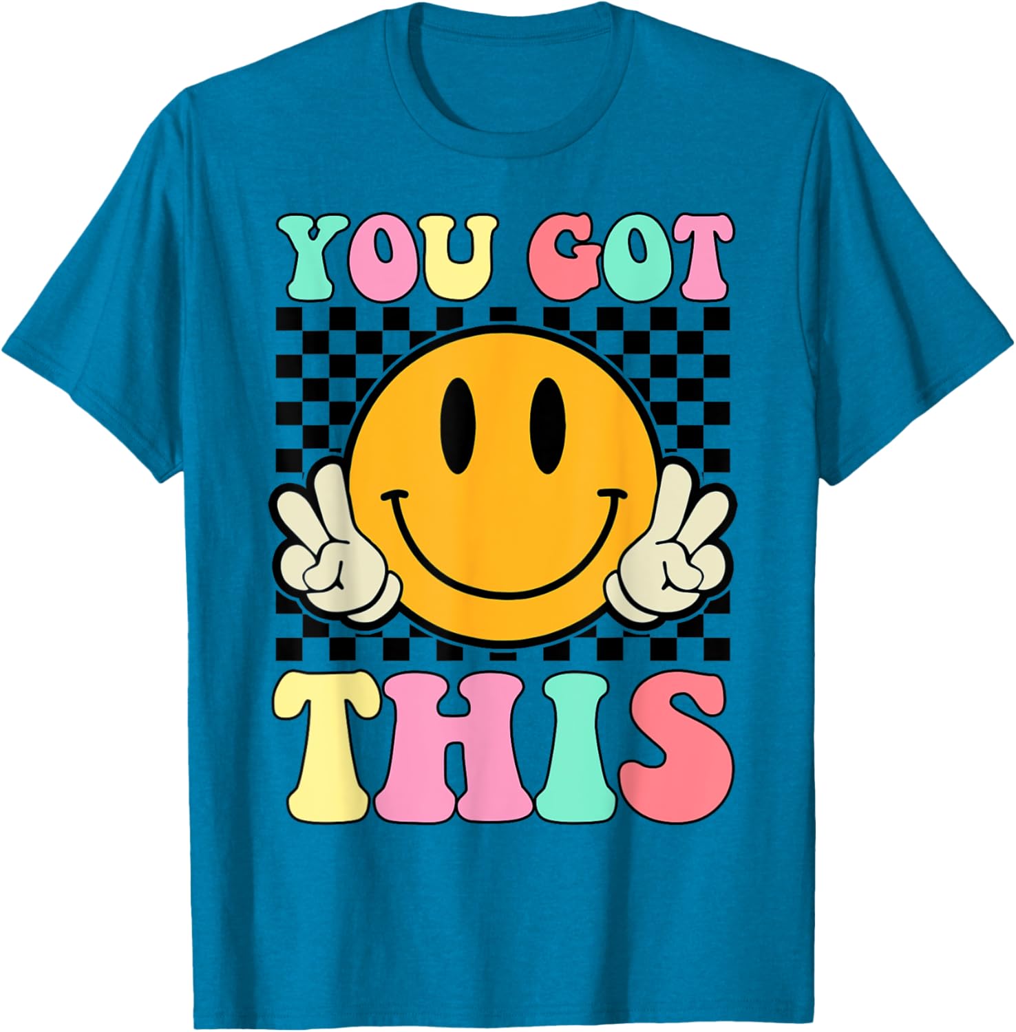 You Got This Retro Smile Motivational Testing Day Teacher T-Shirt