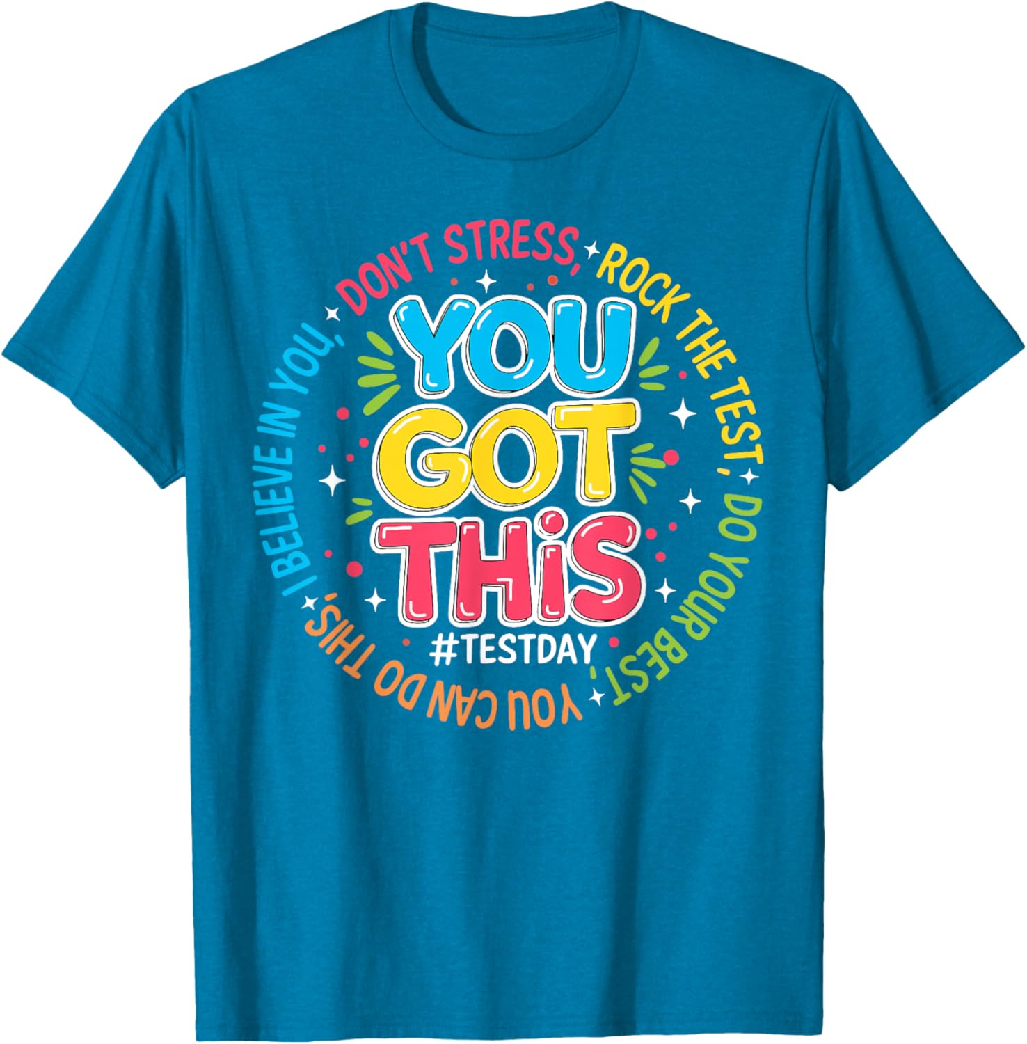 You Got This Test Day Rock The Test Teacher Testing Day T-Shirt