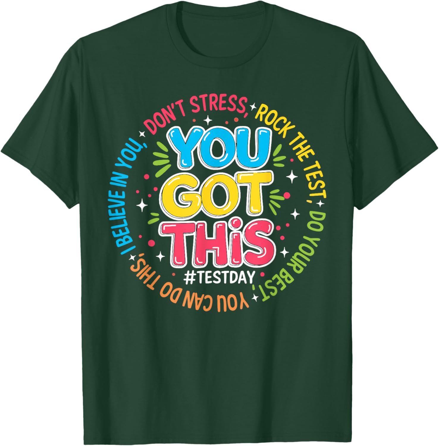 You Got This Test Day Rock The Test Teacher Testing Day T-Shirt