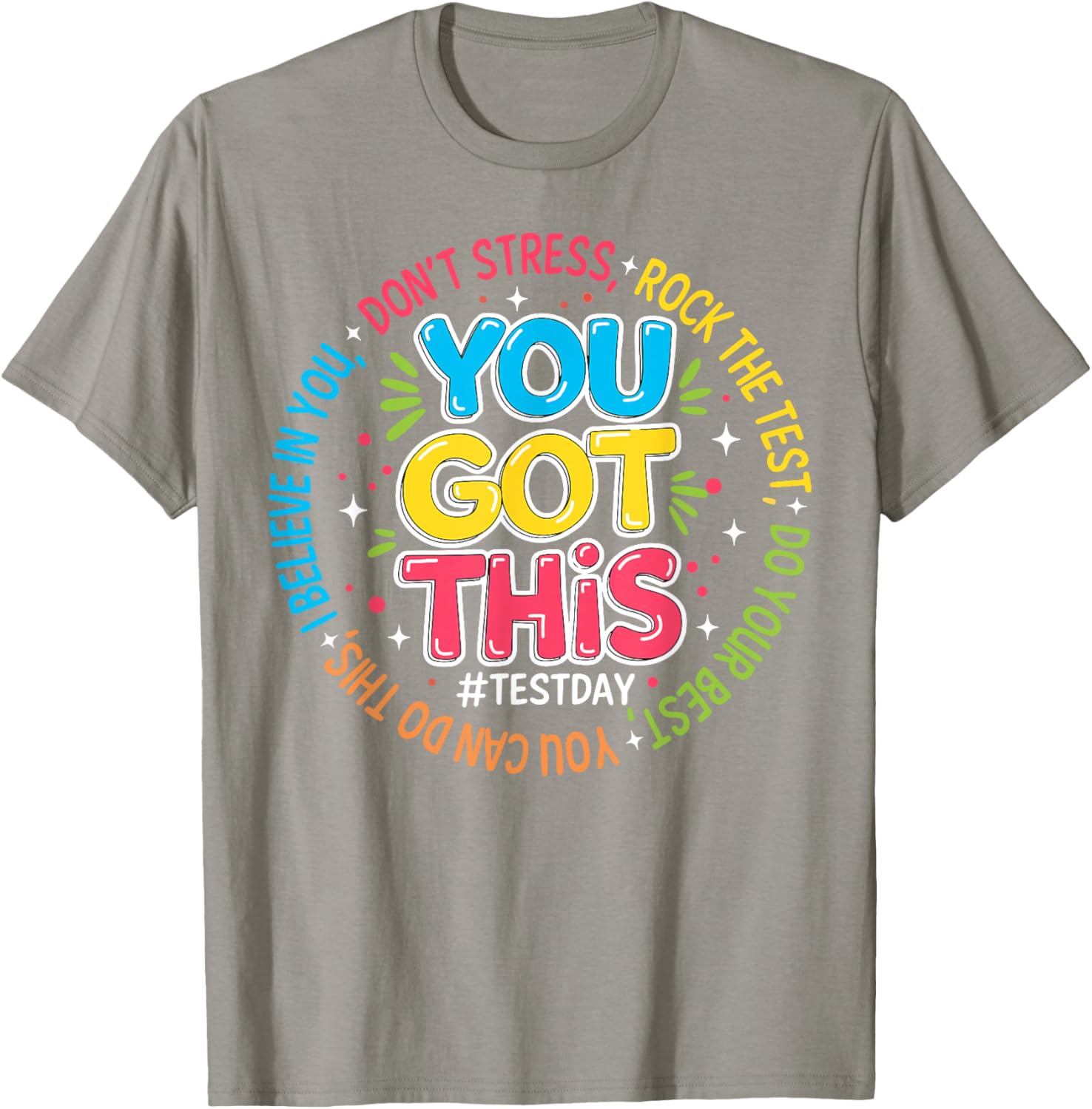 You Got This Test Day Rock The Test Teacher Testing Day T-Shirt