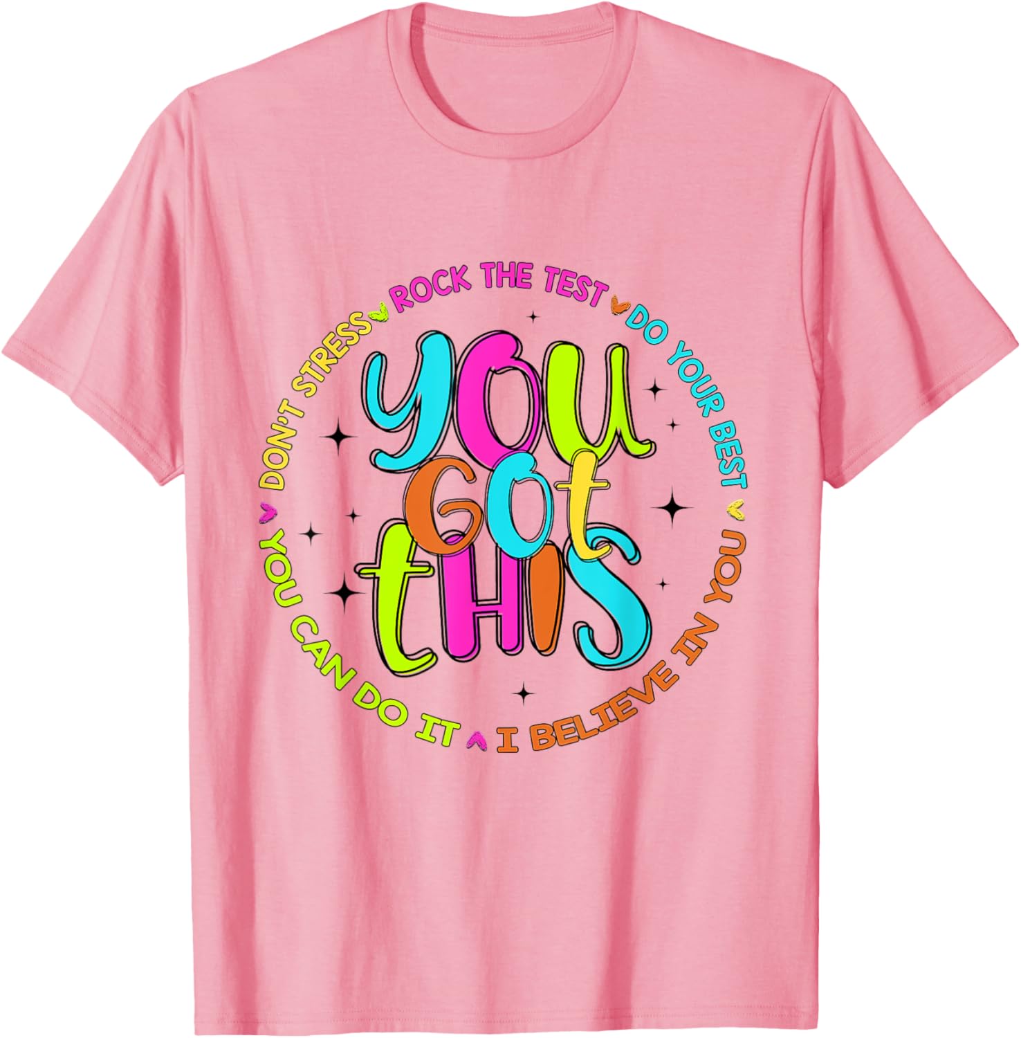 You Got This Test Day Rock The Test Testing Day Teacher T-Shirt