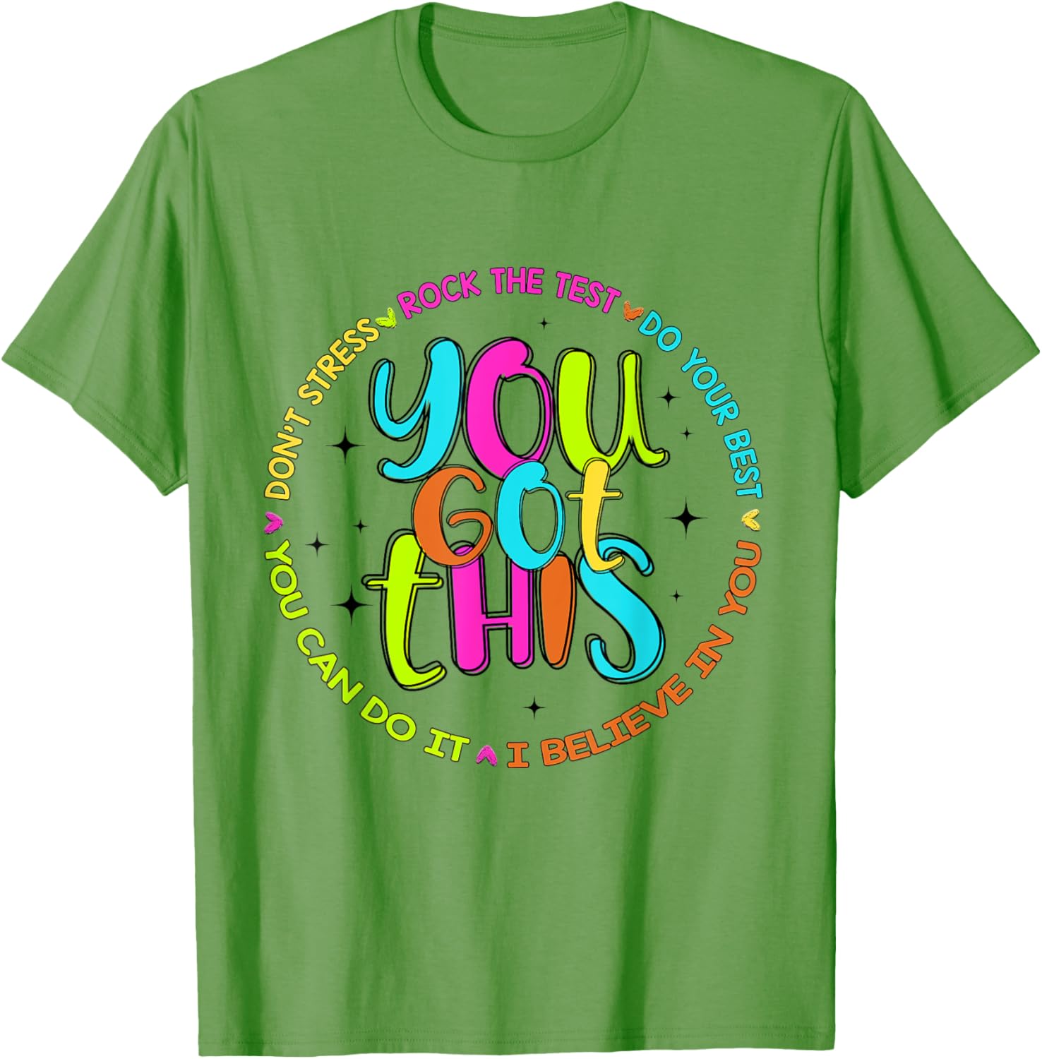 You Got This Test Day Rock The Test Testing Day Teacher T-Shirt