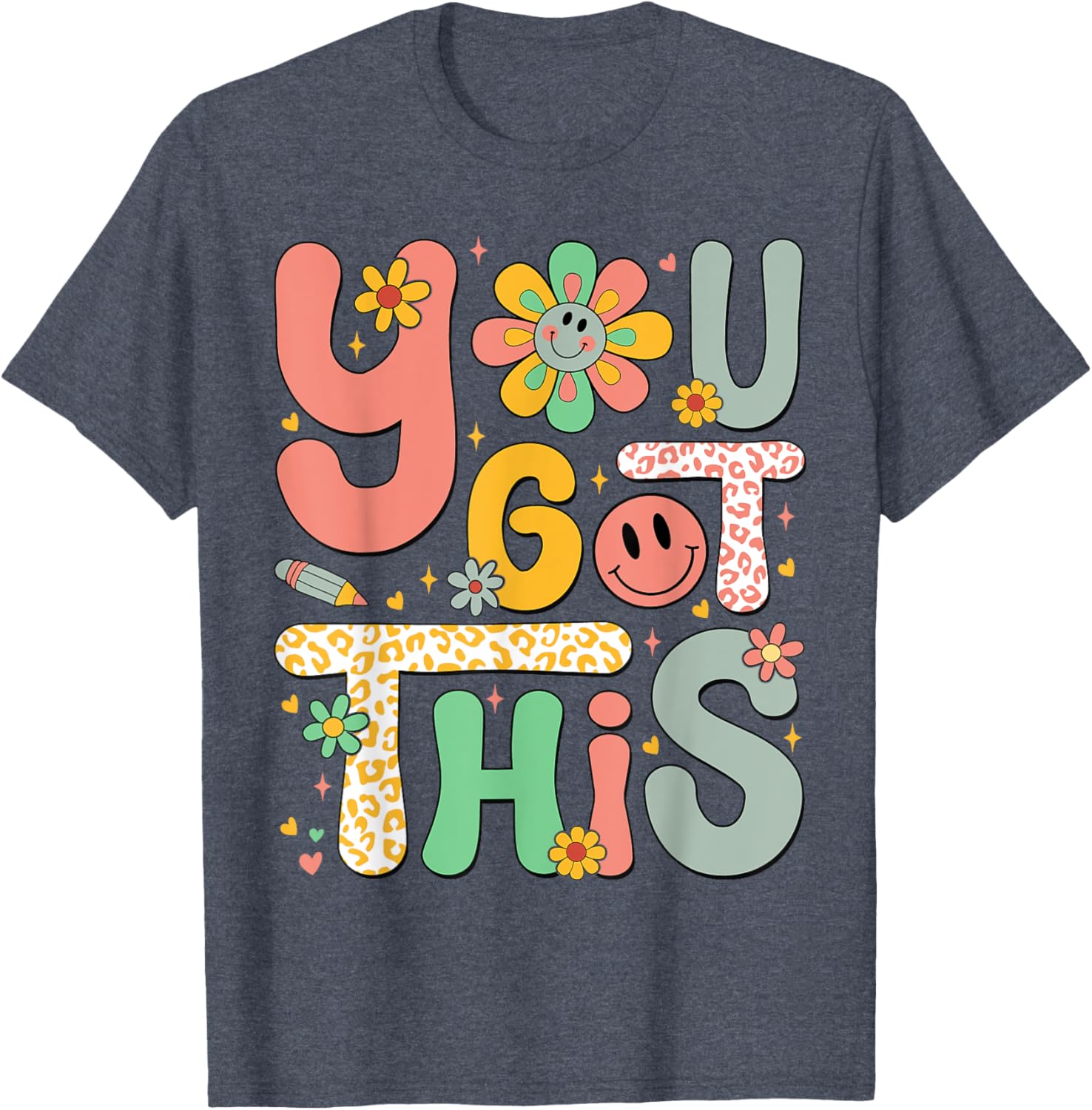 You Got This Testing Day Groovy Motivational Teacher Student T-Shirt