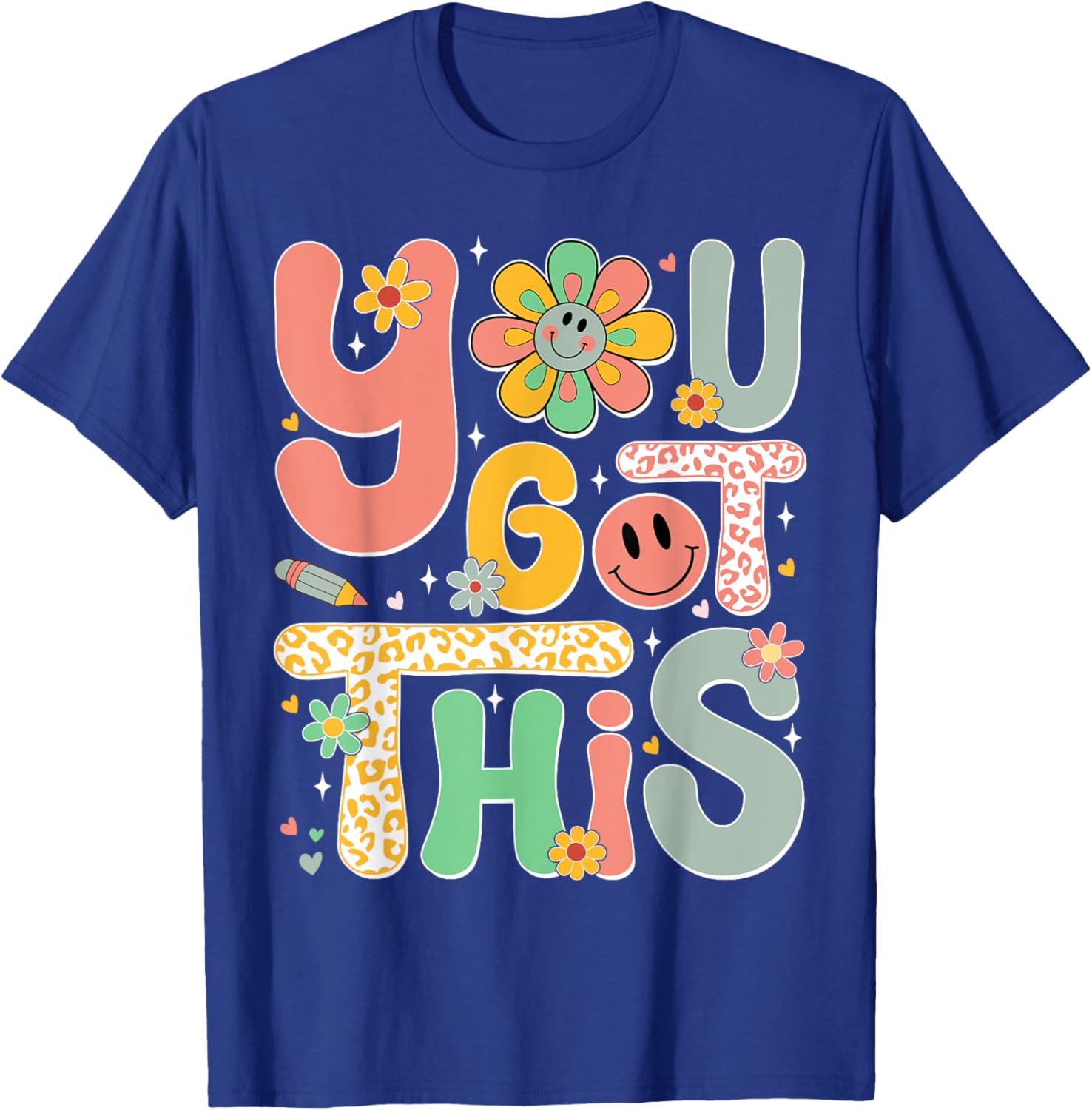 You Got This Testing Day Groovy Motivational Teacher Student T-Shirt