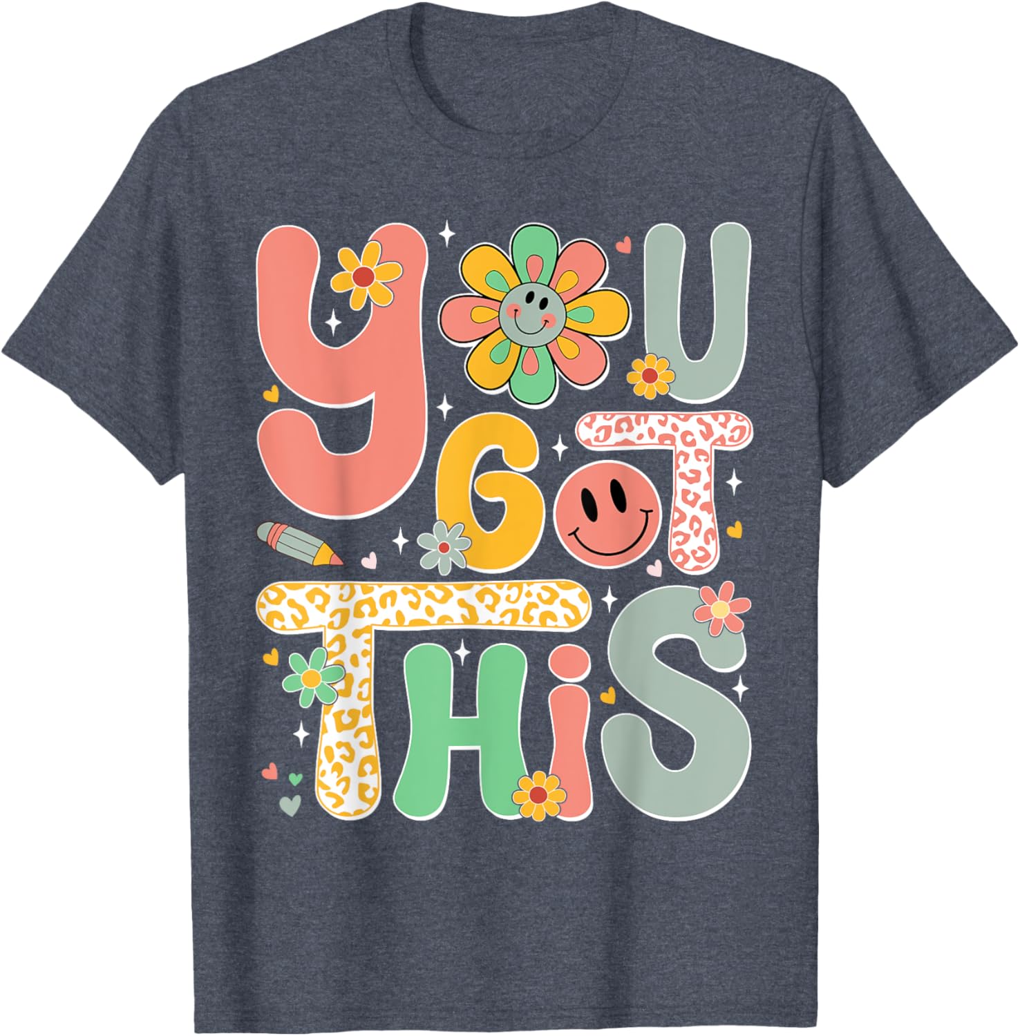 You Got This Testing Day Groovy Motivational Teacher Student T-Shirt