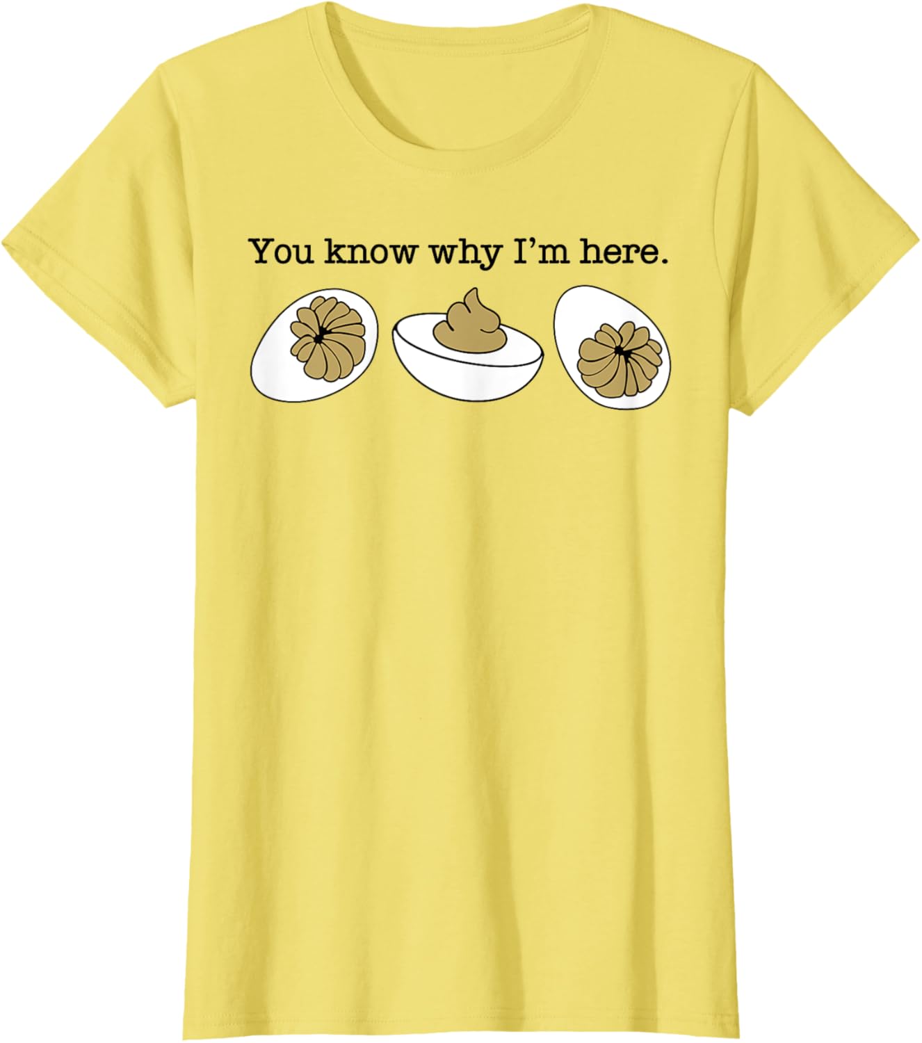 You Know Why I'm Here Funny Shit Egg T-Shirt